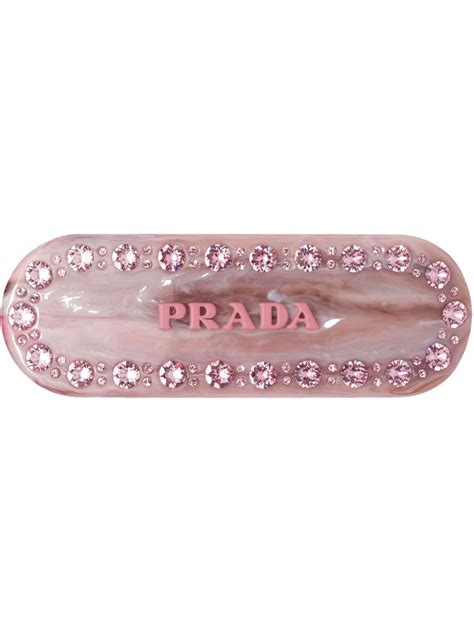 prada hair barrette|farfetch prada headband.